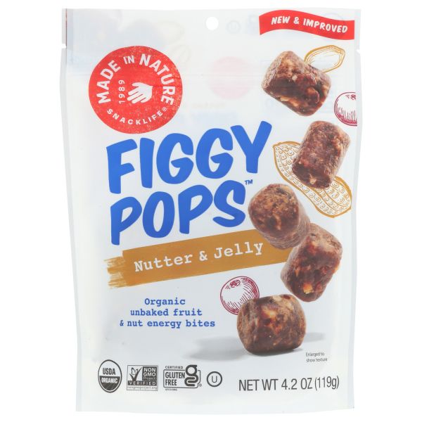 MADE IN NATURE: Nutter And Jelly Nut Butter Filled Figgy Pops, 3.8 oz