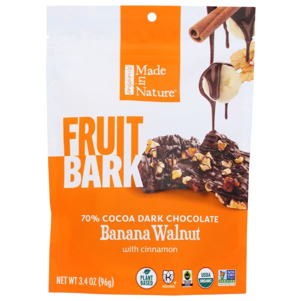 MADE IN NATURE: Fruit Bark Banana Walnut, 3.4 oz