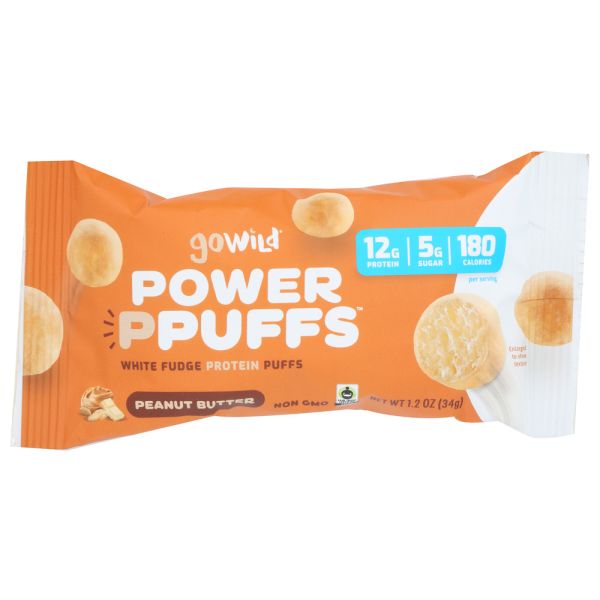 GO WILD: Power Ppuffs Peanut Butter, 1.5 oz