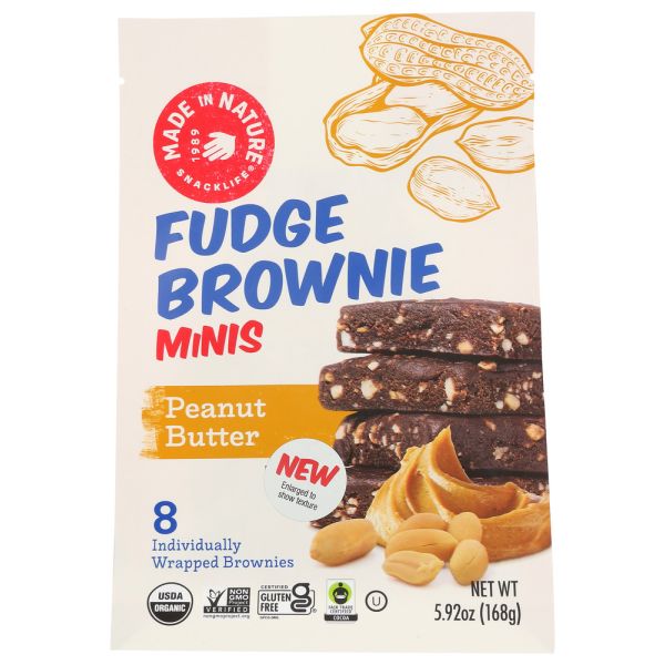 MADE IN NATURE: Brownie Minis Pnut Btter, 5.92 oz