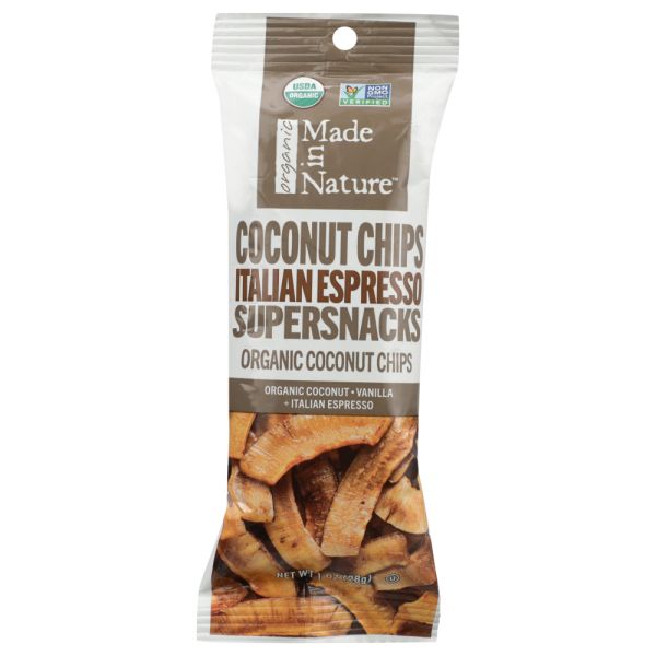 MADE IN NATURE: Chip Coconut Espresso Organic, 1 oz