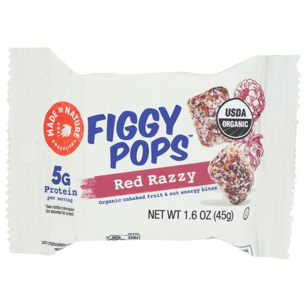 MADE IN NATURE: Red Razzy Fruision Pops, 1.6 oz