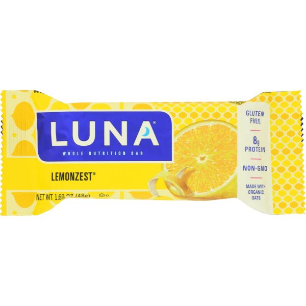 LUNA: LemonZest Bar, 1.7 oz