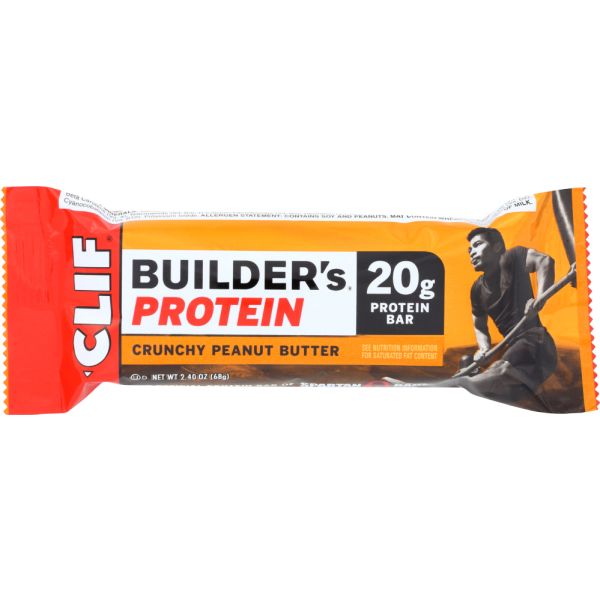 Clif Builder Protein Bar Crunchy Peanut Butter, 2.4 oz
