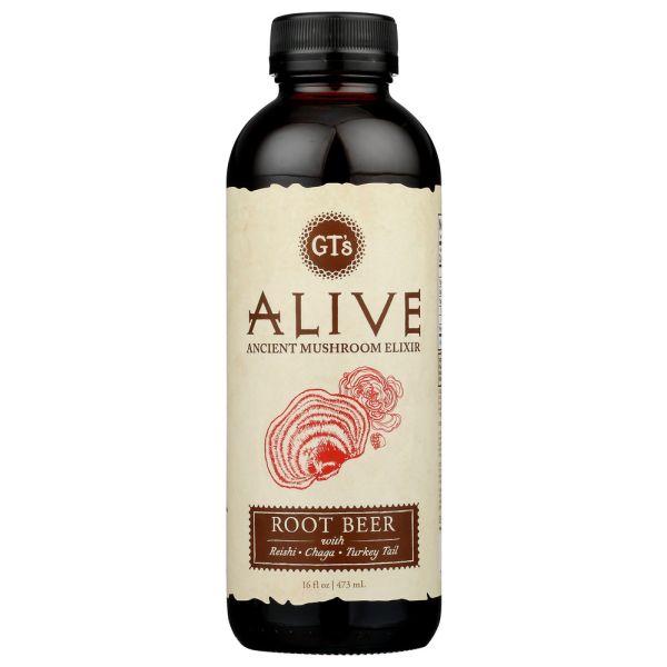 GTS LIVING FOODS: Alive Adaptogenic Tea Pu-erh Root, 16 oz