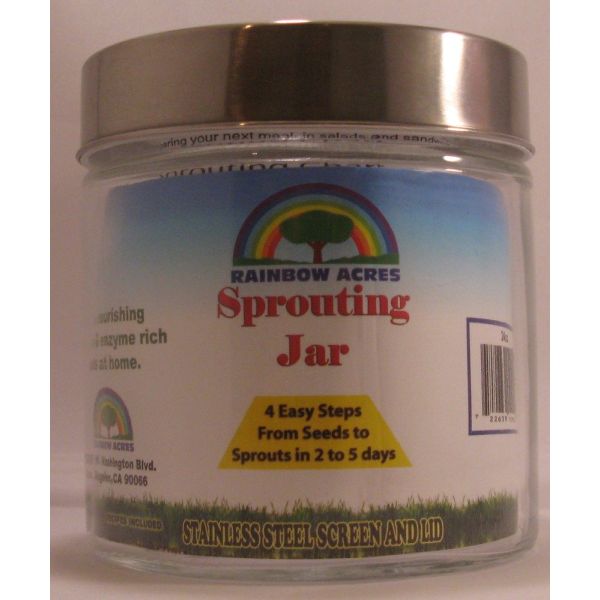 RAINBOW ACRES: Sprouting Jar, 24 oz