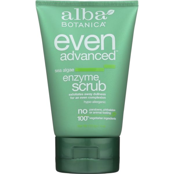 ALBA BOTANICA: Natural Even Advanced Sea Algae Enzyme Scrub, 4 oz