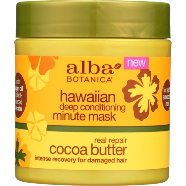 ALBA BOTANICA: Mask Conditioning Cocoa Butter, 5.5 oz