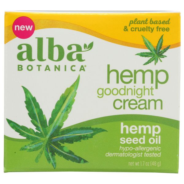 ALBA BOTANICA: Cream Goodnight Hemp, 1.7 oz