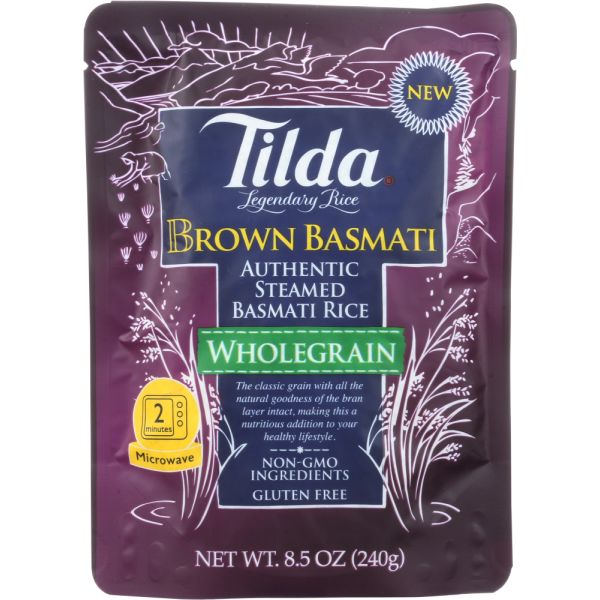 TILDA: Rice Basmati Wholegrain, 8.5 oz