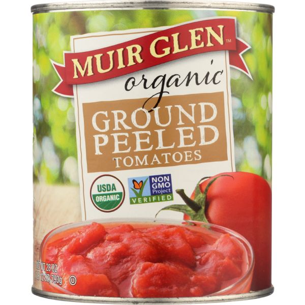 Muir Glen Organic Ground Peeled Tomatoes, 28 oz