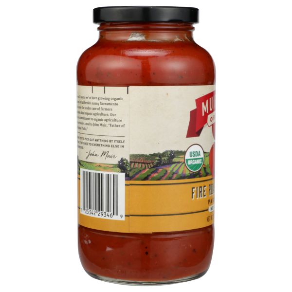 Muir Glen Organic Pasta Sauce Fire Roasted Tomato, 25.5 Oz
