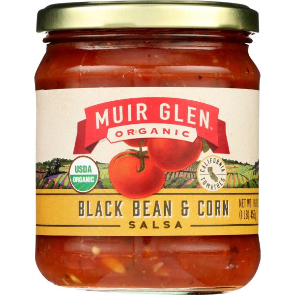 MUIR GLEN: Salsa Blackbean Corn, 16 oz