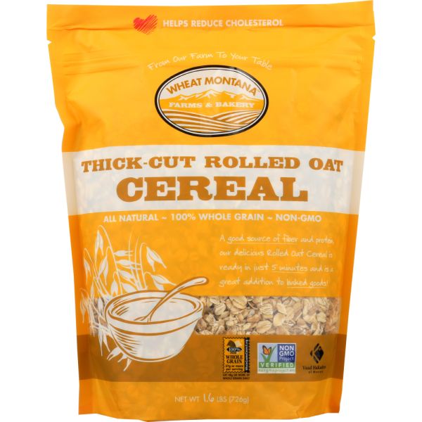 WHEAT MONTANA: Thick Cut Rolled Oat Cereal, 1.6 lb