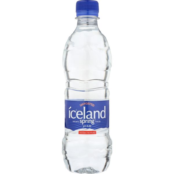 ICELAND SPRING: Natural Spring Water, 16.9 fo