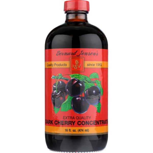 BERNARD JENSENS: Dark Cherry Juice Concentrate, 16 oz