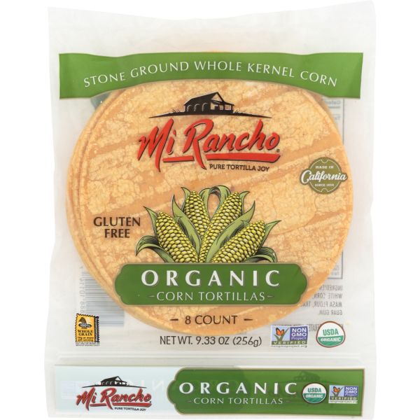 MI RANCHO: Tortilla Corn Yellow Organic, 9.33 oz