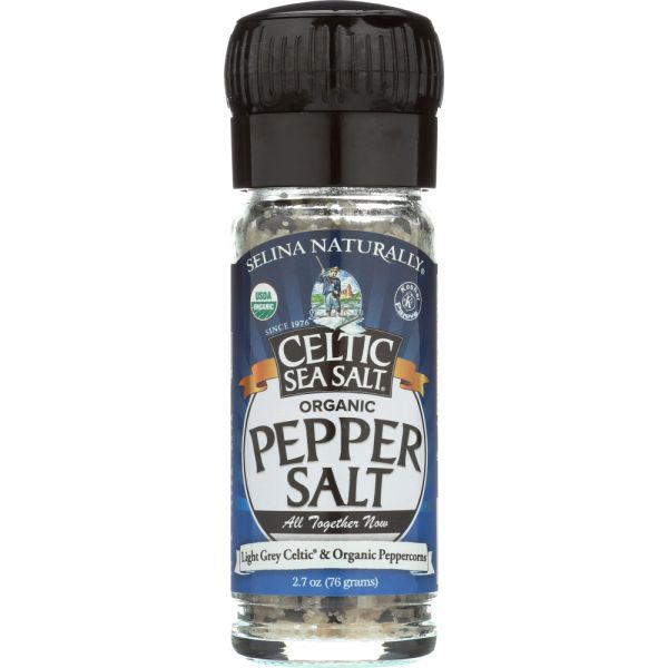 CELTIC: Salt Pepper Grinder, 2.7 oz