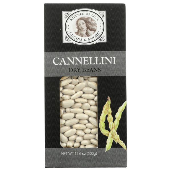 CUCINA & AMORE: Cannellini Dry Beans, 17.6 oz