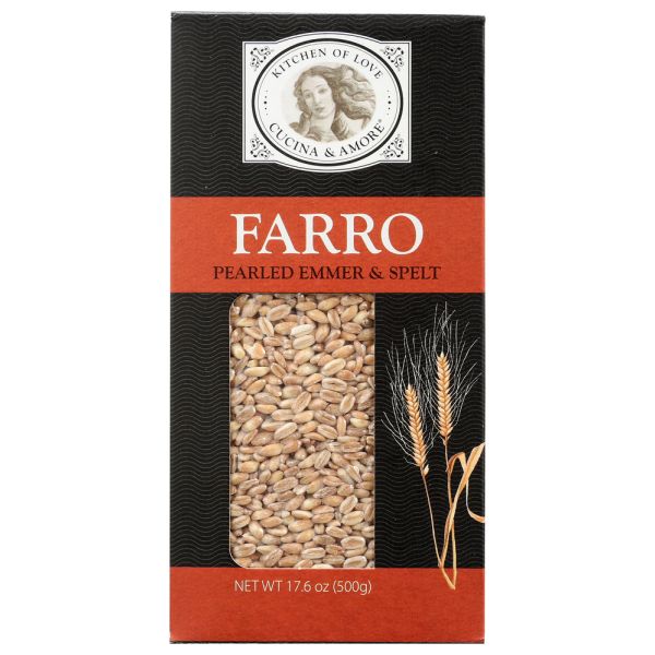 CUCINA & AMORE: Grains Farro, 17.6 oz