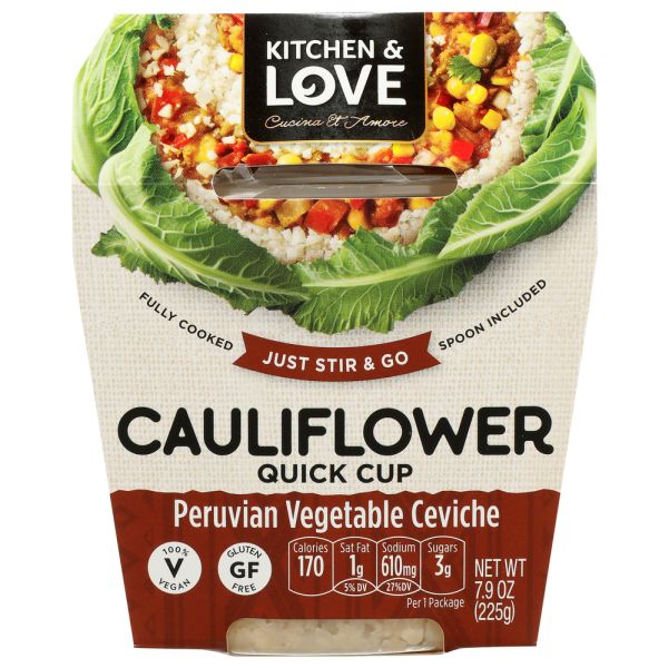 CUCINA & AMORE: Meal Clflwr Veg Ceviche, 7.9 oz