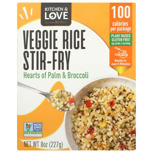 KITCHEN AND LOVE: Veggie Rice Stir Fry, 8 oz
