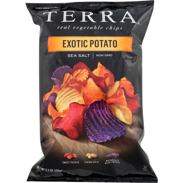 TERRA CHIPS: Exotic Potato Chips Sea Salt, 5.5 oz