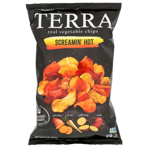 TERRA CHIPS: Screamin Hot Chips, 5 oz