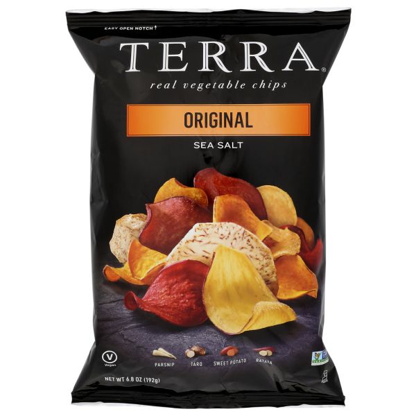 TERRA CHIPS: Original Vegetable Chips With Sea Salt, 6.8 oz
