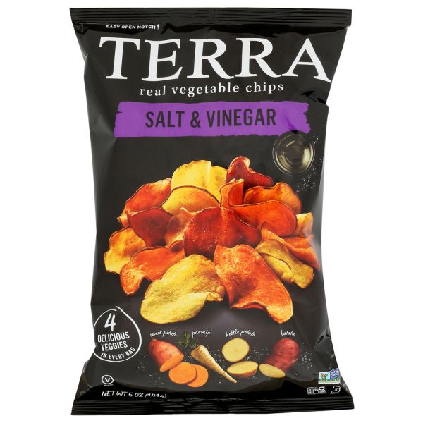 TERRA CHIPS: Sea Salt & Vinegar Chips, 5 oz