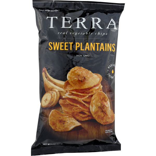 TERRA CHIPS: Plantains Sweet Chips, 5 oz