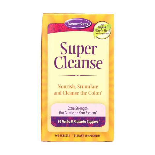 NATURE'S SECRET: Super Cleanse, 100 Tablets
