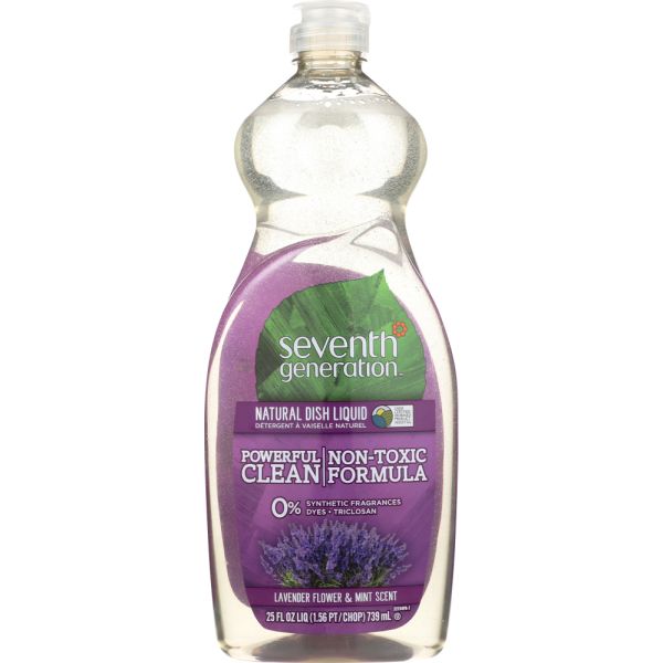 SEVENTH GENERATION: Dishwashing Liquid Lavender, 25 oz