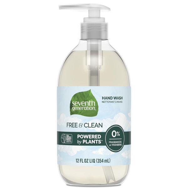 SEVENTH GENERATION: Hand Wash Free and Clean Unscented, 12 oz
