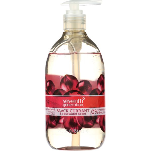 SEVENTH GENERATION: Hand Wash Black Currant and Rosewater, 12 oz