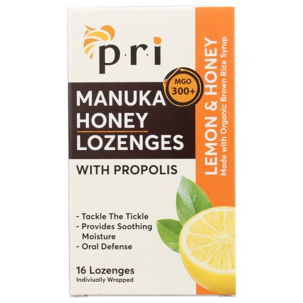 PRI: Lozenges  Propolis Lemon Honey, 16 PC