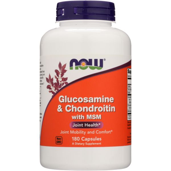 NOW: Glucosamine Chondroitin M, 180 cp