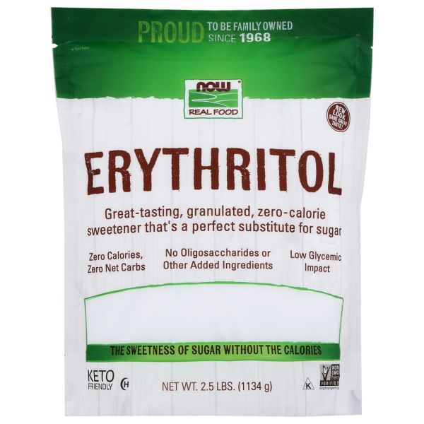 NOW: Sweetener Erythritol Pwdr, 40 oz