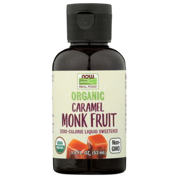 NOW: Organic Caramel Monk Fruit, 1.8 oz