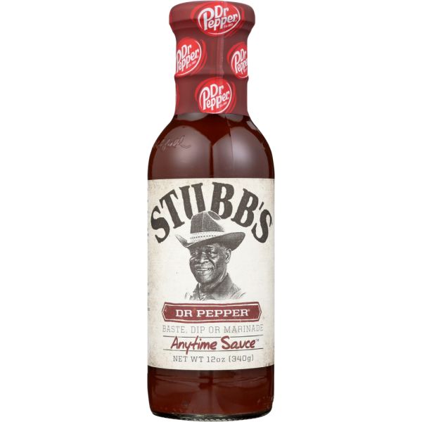 STUBBS: Dr Pepper Anytime Sauce, 12 oz