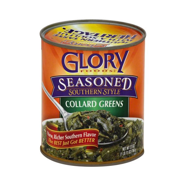 GLORY FOODS: Seasoned Collard Greens, 27 oz