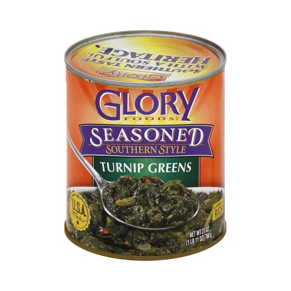 GLORY FOODS: Turnip Greens, 27 oz
