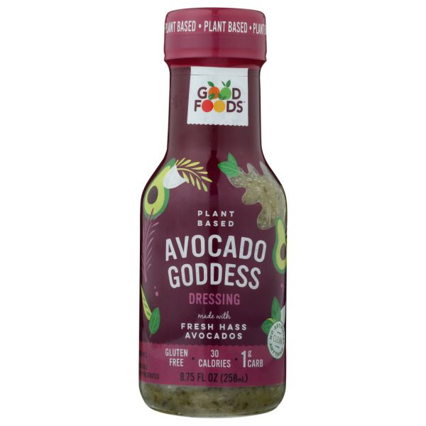 GOOD FOODS: Avocado Goddess Dressing, 8.75 fo