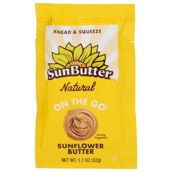 SUNBUTTER NATURAL: Natural On The Go Sunflower Butter, 1.1 oz
