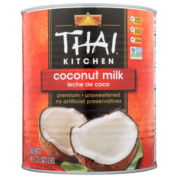 THAI KITCHEN: Coconut Milk, 96 oz