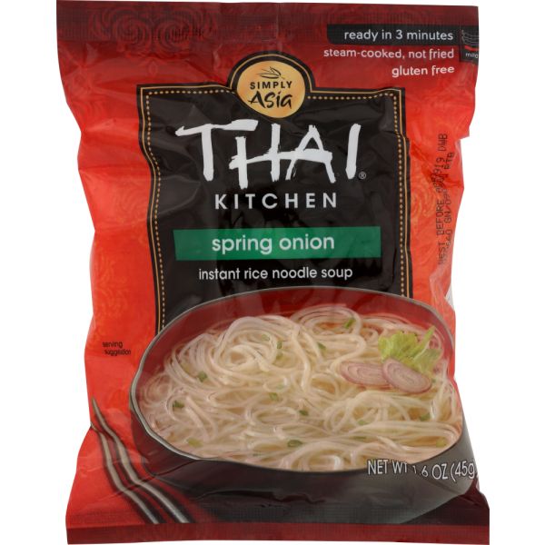THAI KITCHEN: Instant Rice Noodle Soup Spring Onion, 1.6 oz