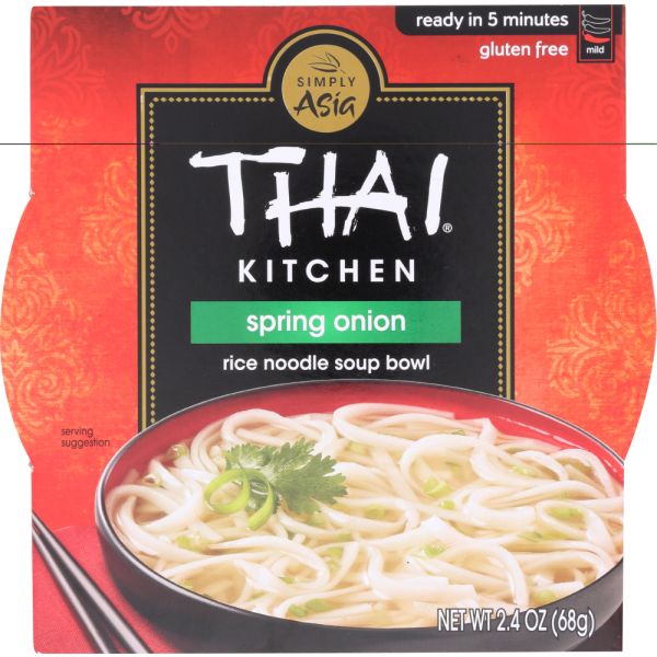 THAI KITCHEN: Rice Noodle Soup Bowl Spring Onion, 2.4 oz