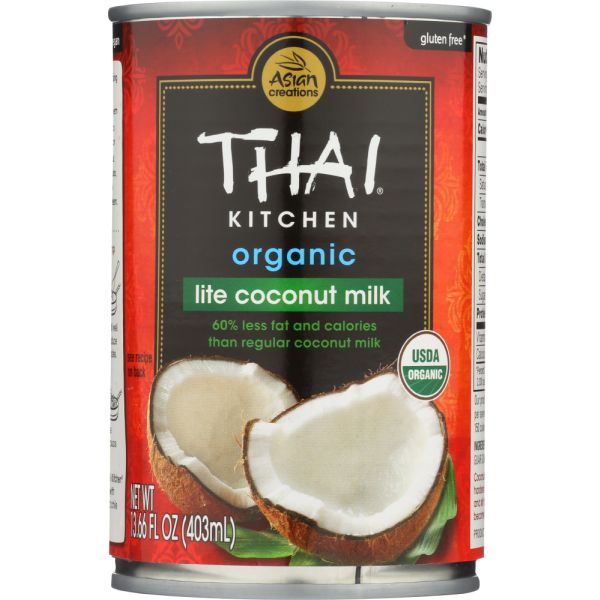 THAI KITCHEN: Coconut Milk Lite Org, 13.66 oz