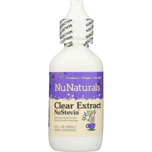 NUNATURALS INC: Clear NuStevia Liquid Sweetener, 2 oz