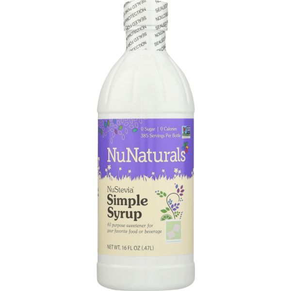 NUNATURALS INC: NuStevia Simple Syrup Sweetener, 16 oz
